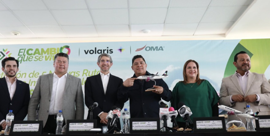 Volaris anuncia 5 rutas desde SLP