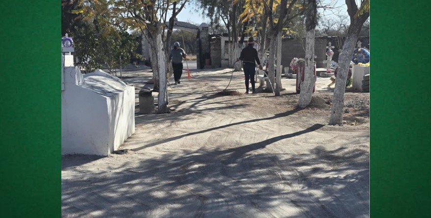 Mantenimiento del Panteón en Rioverde