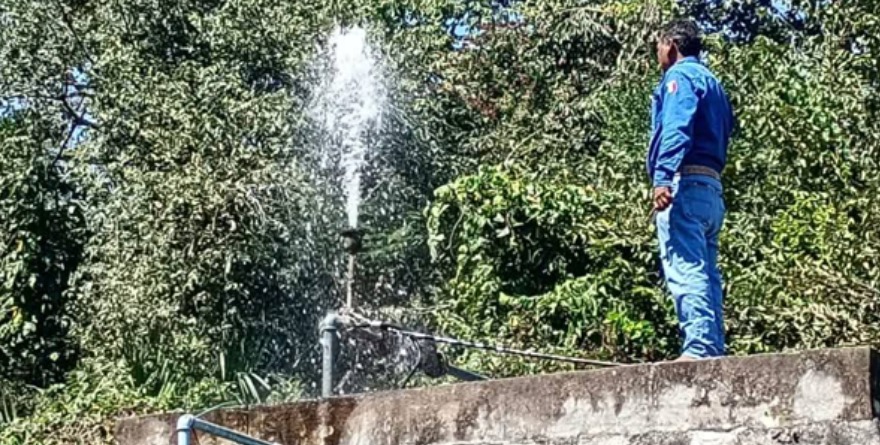 Refuerzan sistema de agua