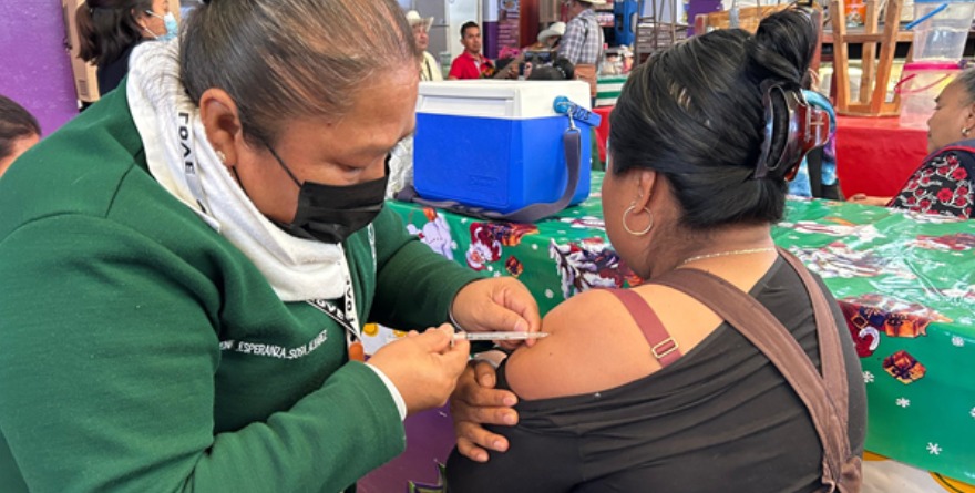 Vacunación contra el Sarampión en Cerritos