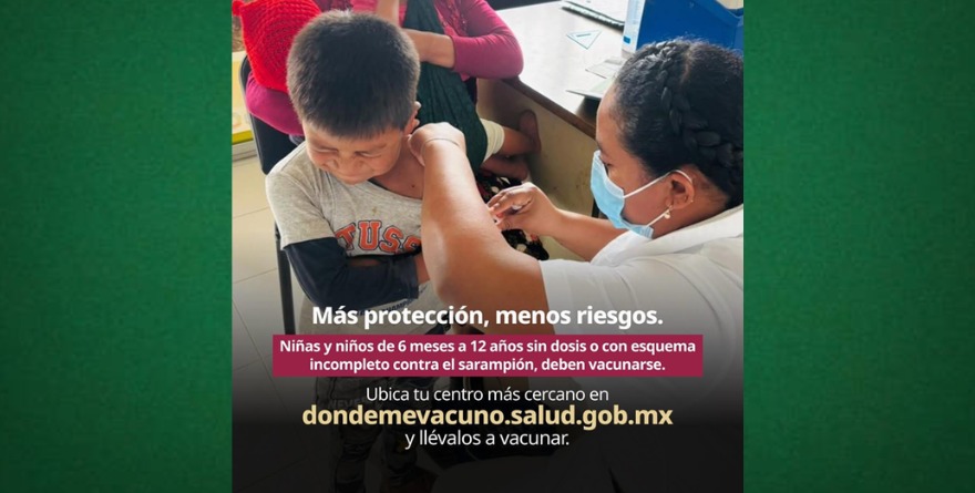 Prenden alertas por sarampión