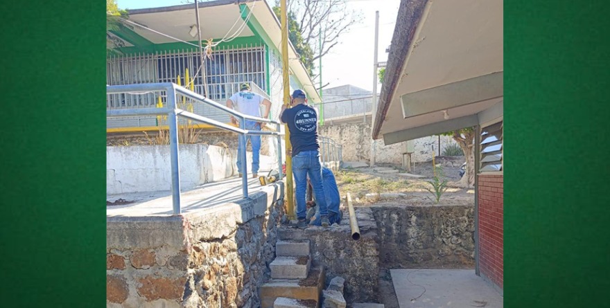 Mejora de alumbrado en Secundaria de Cárdenas