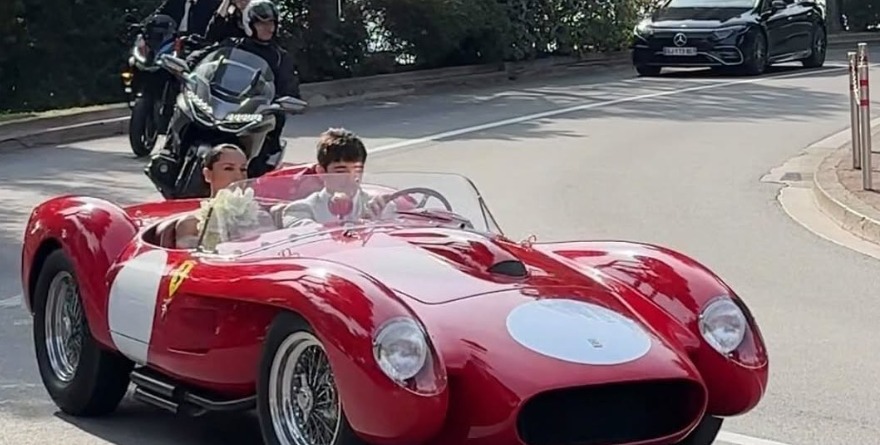 CHARLES LECLERC SE CASA EN MÓNACO