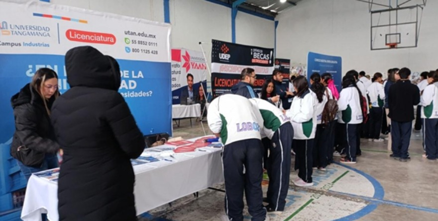 Feria académica en Villa Hidalgo