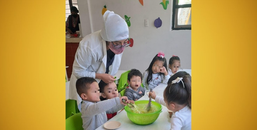 Taller de nutrición infantil en Ciudad del Maíz