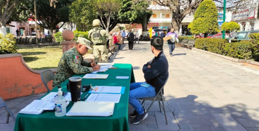Recepción de Cartillas Militares en Rioverde