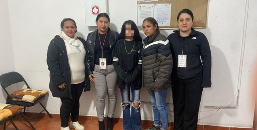 Menor a salvo con familia