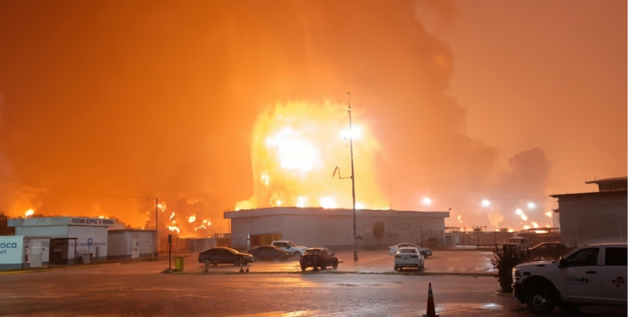 REGISTRA INCENDIO DOS BOCAS