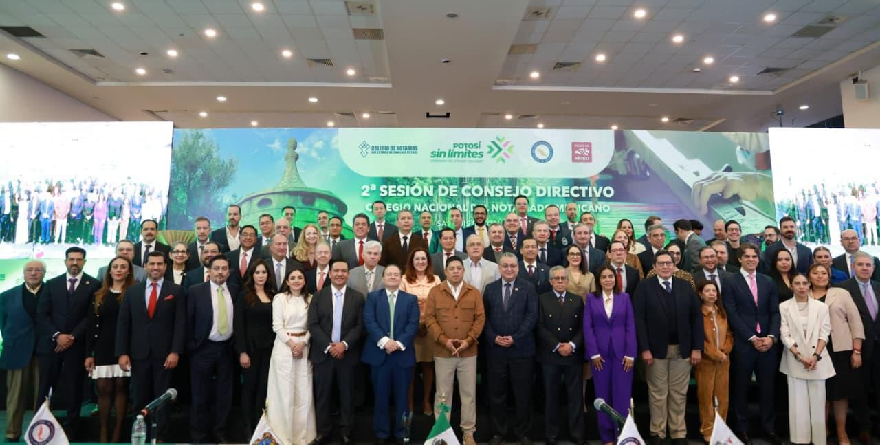 RICARDO GALLARDO PRESIDE LA SEGUNDA SESIÓN DEL CONSEJO NACIONAL DEL NOTARIADO MEXICANO