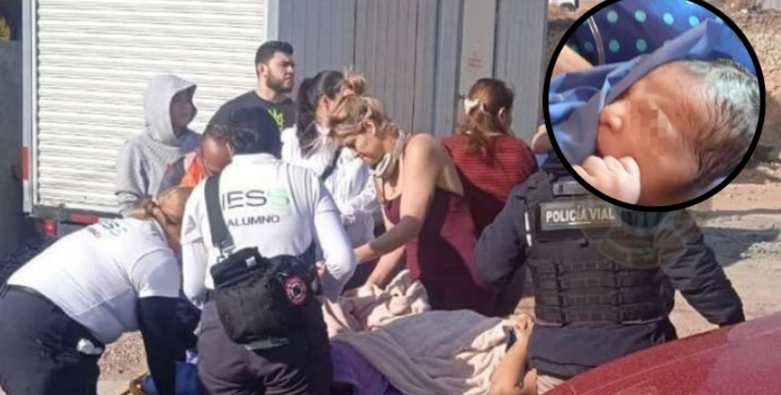 ¡Milagro en el Periférico: Bebé nace entre el tráfico!