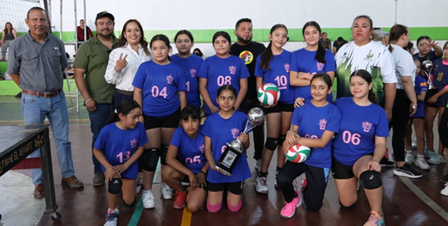 Cerritos: Motolinía gana Liga Infantil de Voleibol