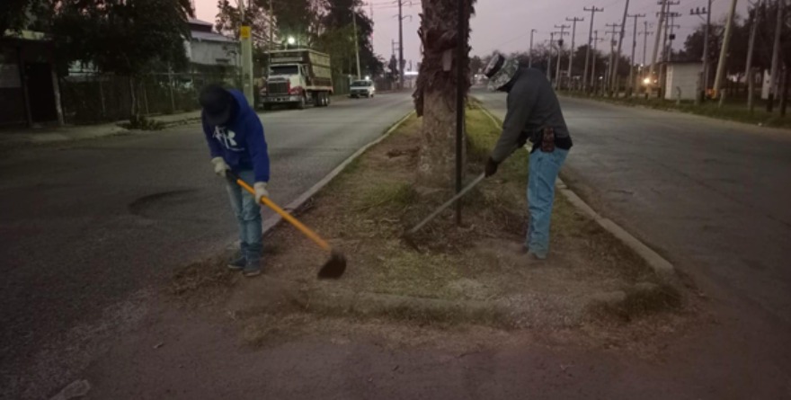 Mantenimiento urbano en Rioverde