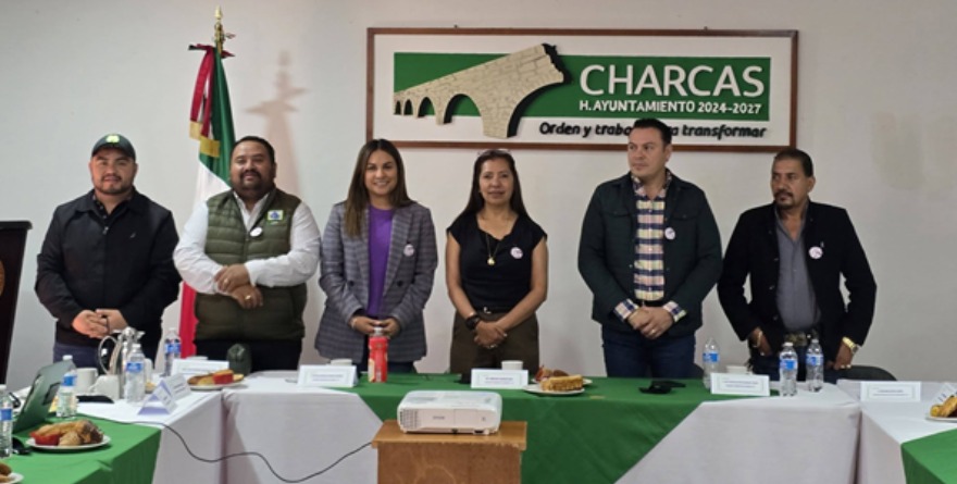 Charcas coordina seguridad regional.