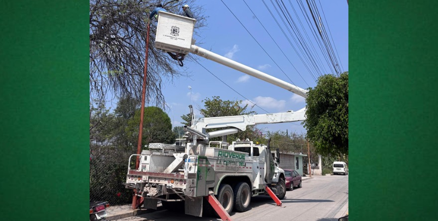 Modernizan alumbrado en Rioverde