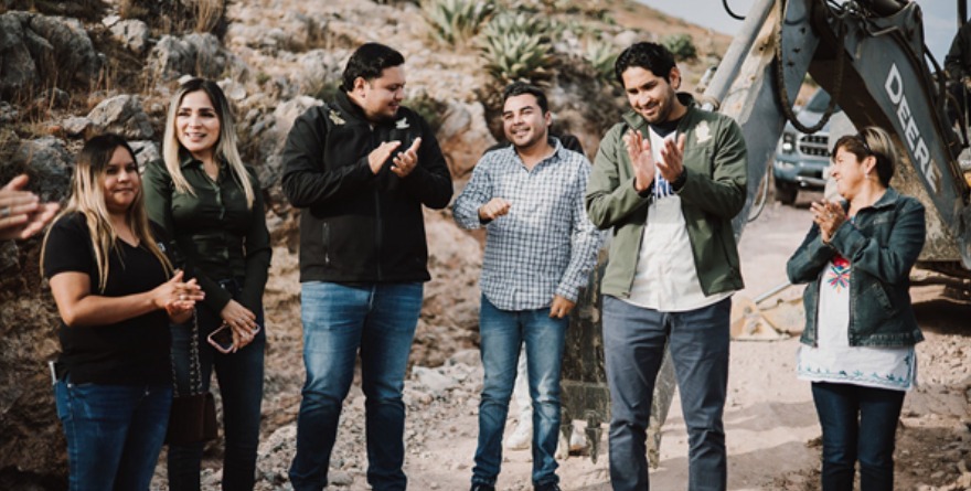 Instalan rodadas de concreto hidráulico