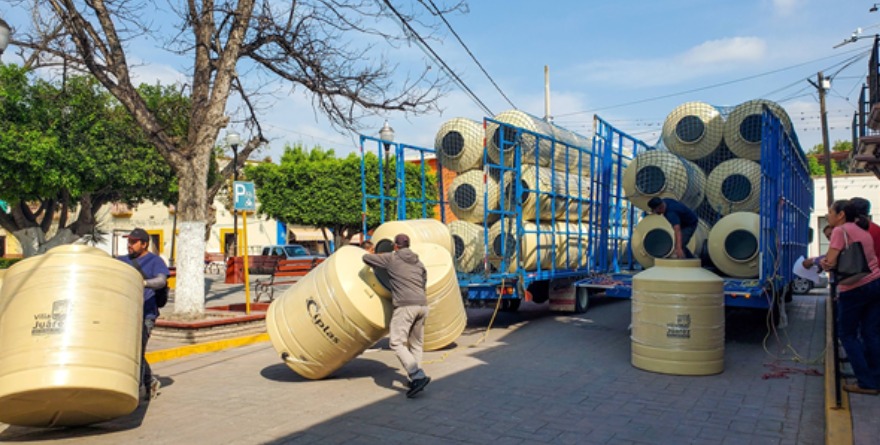 Subsidian costo de tinacos en municipio