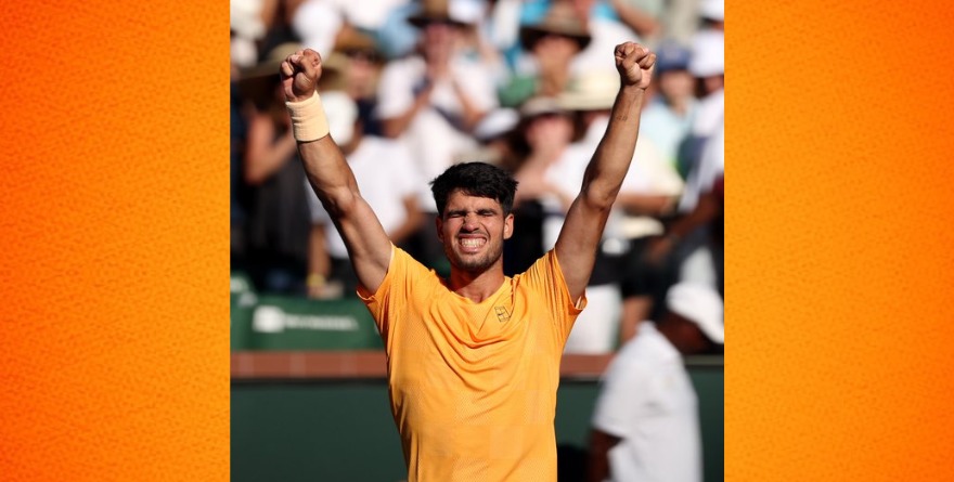 ALCARAZ VUELA  A CUARTOS EN INDIAN WELLS