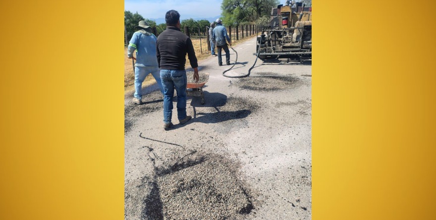 Mantenimiento vial en Rioverde
