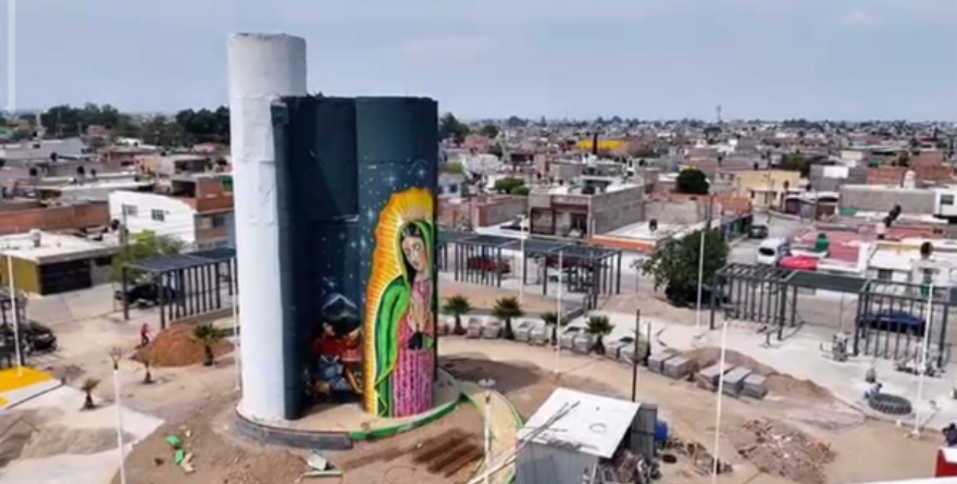 Rehabilitación de la Plaza en etapa final