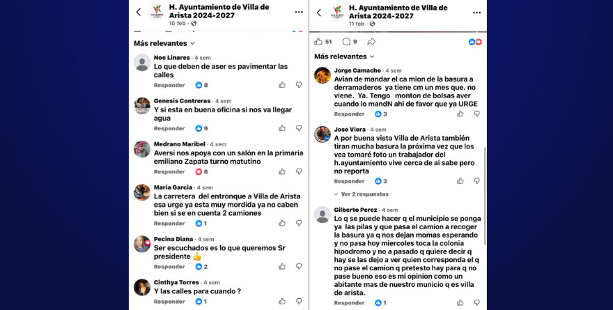 Pueblo cuestiona gestión municipal