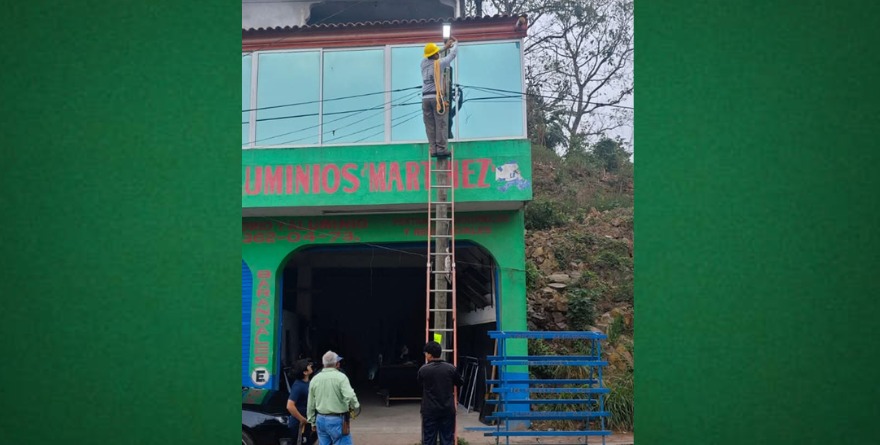 Fortalecen seguridad con renovación del alumbrado