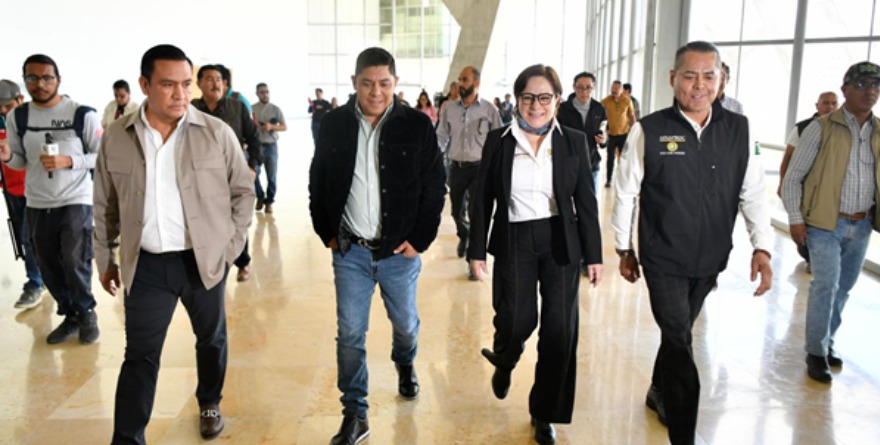 Gallardo encabezó reunión contra incendios forestales