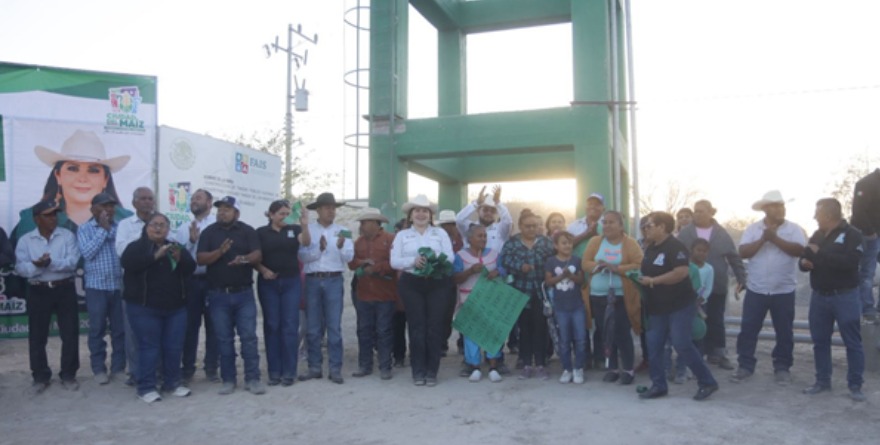 Entregan obra de suministro de agua