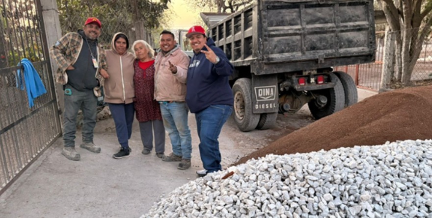 Entregan insumos para rehabilitar El Aguaje