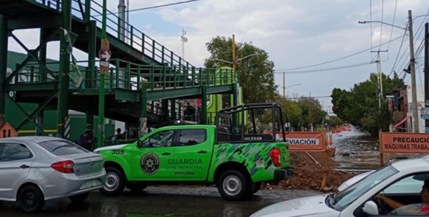 Soledad despliega operativo por lluvias