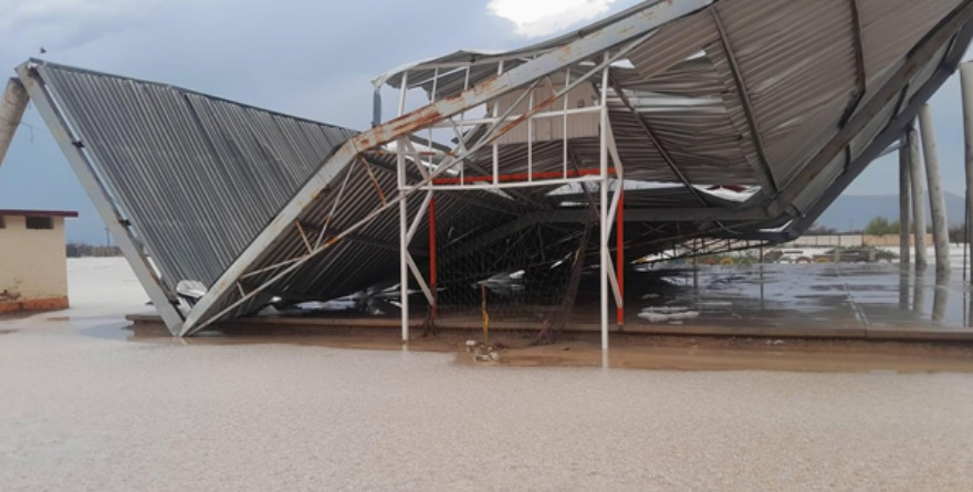 Tormenta destruye escuelas rurales