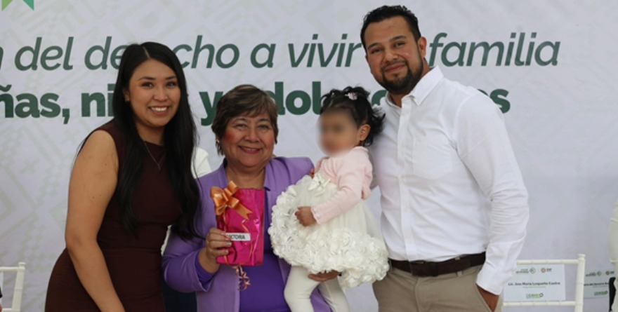 DIF transforma vidas con nuevas familias