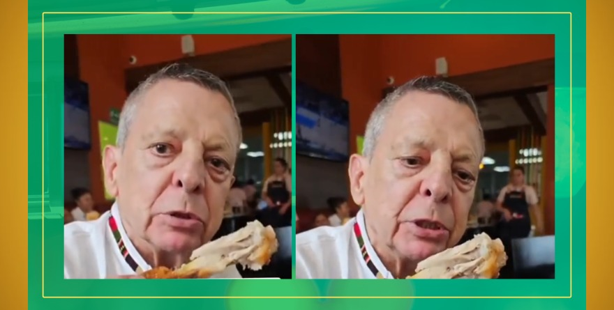 ¡César Bono casi pela gallo!