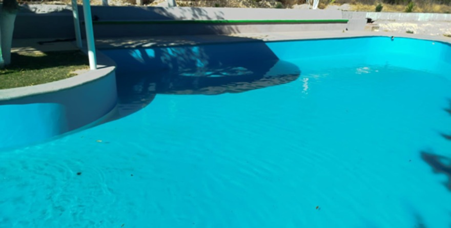 Reparan albercas en el Ojo de Agua