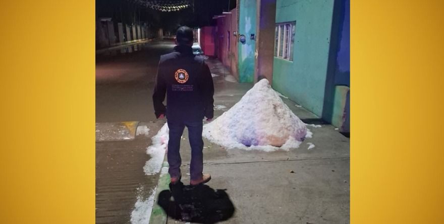 Activan protocolo tras la granizada