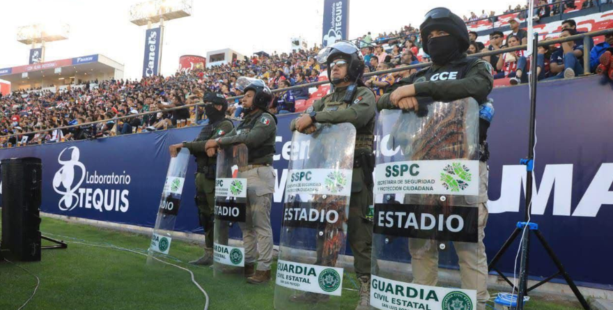 LISTO OPERATIVO “ESTADIO SEGURO” PARA EL ATLÉTICO DE SAN LUIS CONTRA PUMAS