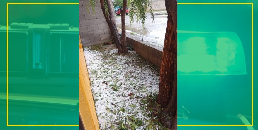 Granizada azota cinco municipios