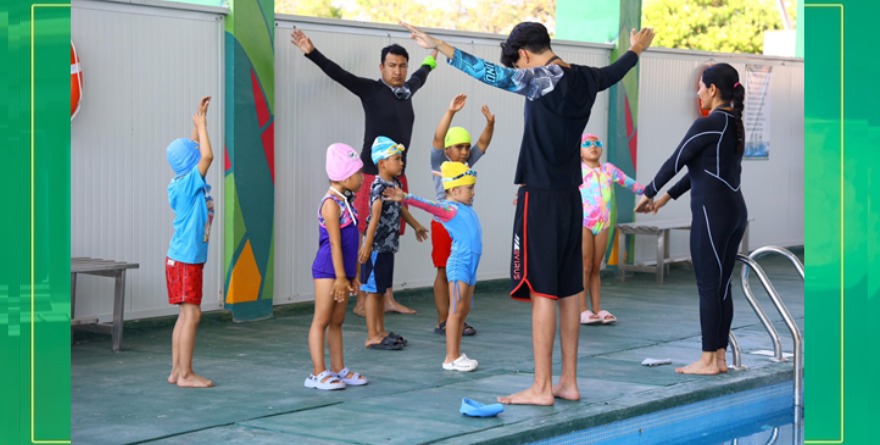 Clases de natación inician en Rioverde