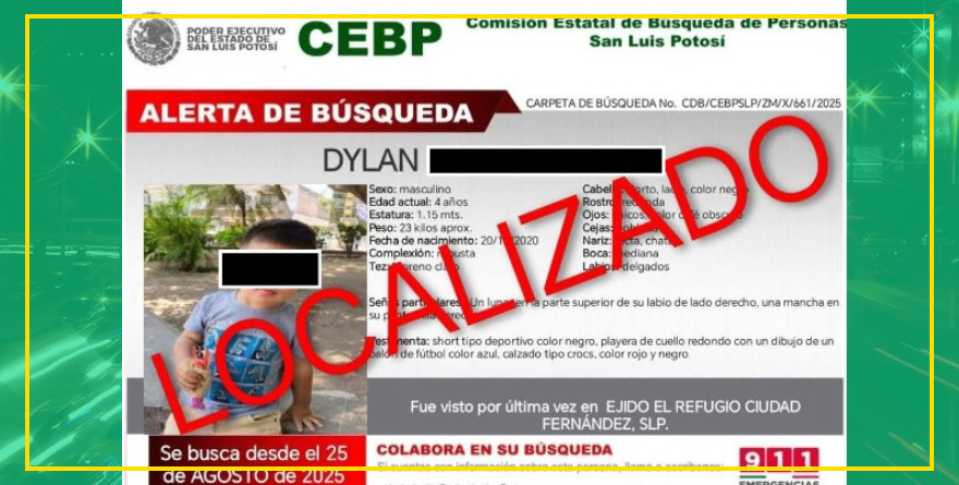 ¡Al fin a salvo el niño Dylan!
