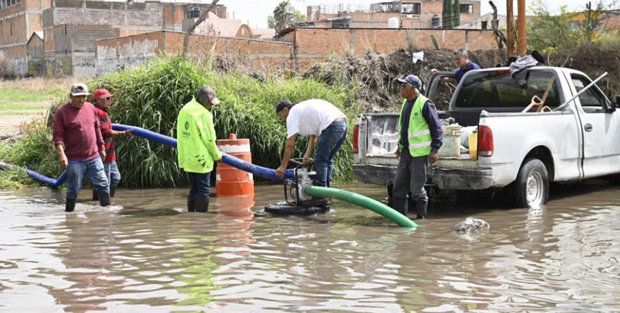 Soledad entra al quite por drenaje colapsado