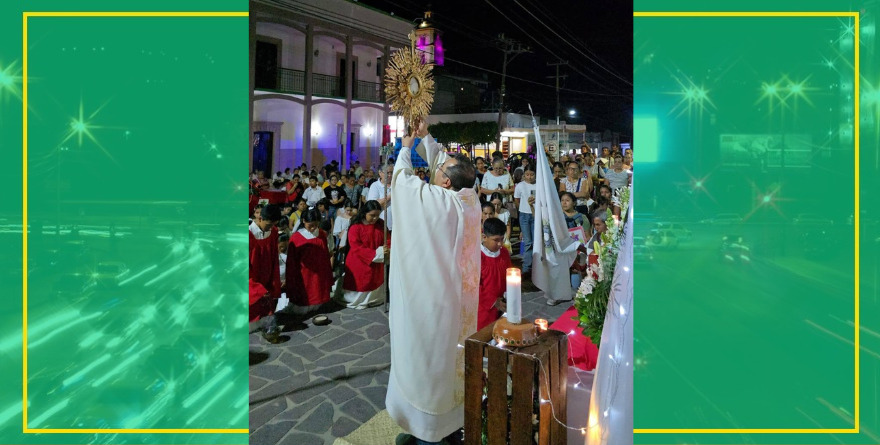 Celebran el Corpus Christi en Aquismón