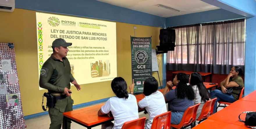 Refuerzan prevención del delito en escuelas