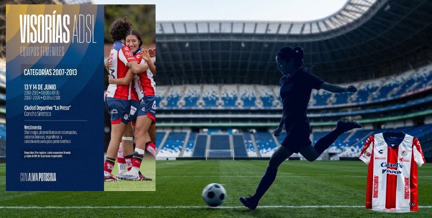 VISORIAS PARA LA SUB 19 FEMENIL DEL ADSL