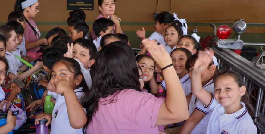 Capacitación preventiva a alumnos del Jardín Amado Nervo