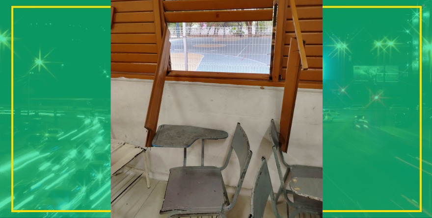 Escuelas operan bajo condiciones inhumanas.