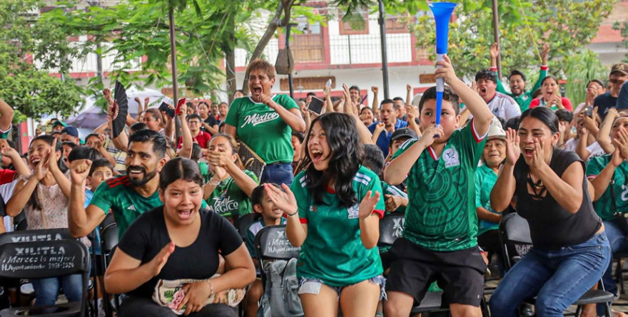 Familias huastecas se ponen la verde