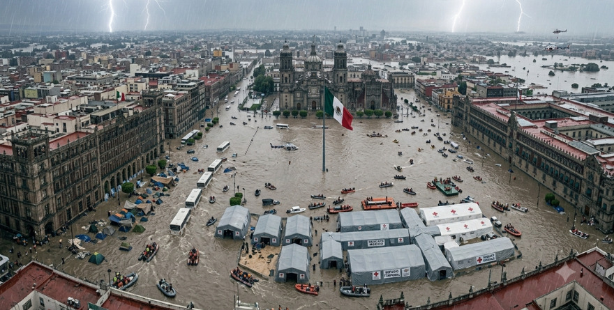 ALERTA CNPC POR RIESGO DE INUNDACIONES EN LA MITAD DEL PAÍS