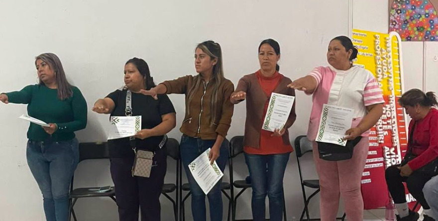 Instalan comité para las mujeres