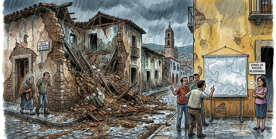 Lluvias colapsan fincas en Charcas