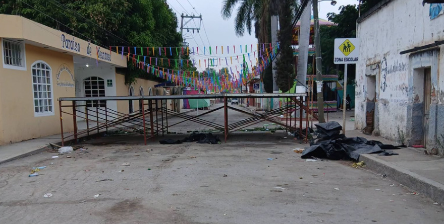 Habitantes denuncian abandono tras festejos