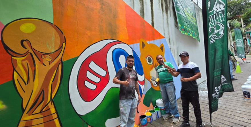 Rehabilitan unidad deportiva en Xilitla